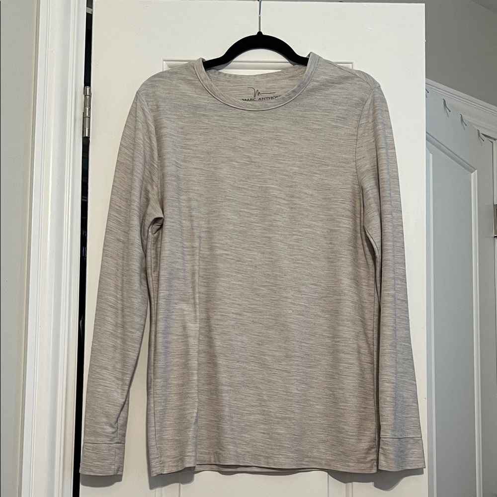 Marc Anthony Light Gray Slim Fit Shirt